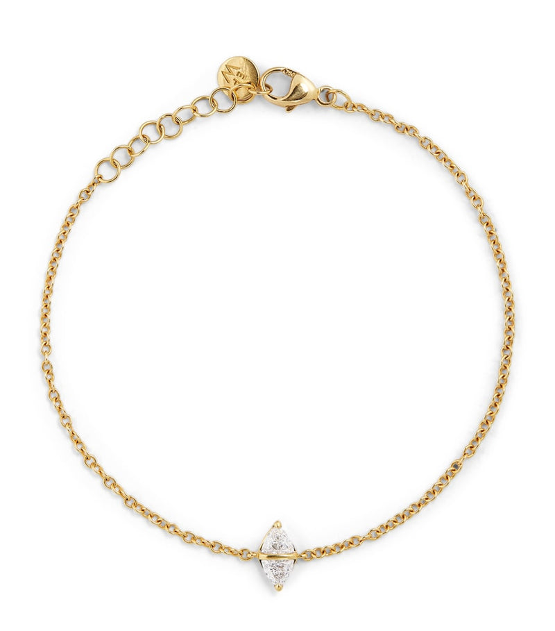 Emily P. Wheeler Tilly bracelet yellow gold and diamond, UK version