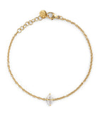 Emily P. Wheeler Tilly bracelet yellow gold and diamond, UK version