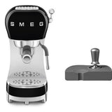 Superdrug Smeg ECF02 Espresso Machine with ECTS01 Tamping Set, Black- Buy online at McGrocer