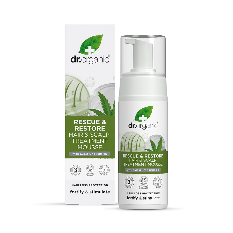 Dr Organic Rescue and Restore Treatment Mousse 150ml - British product