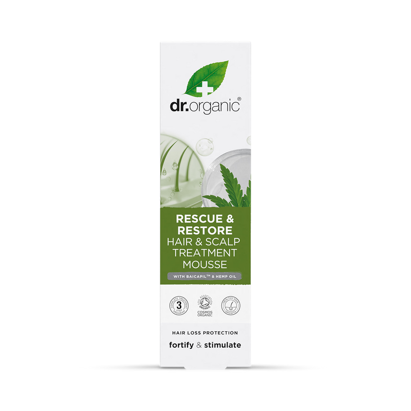 Dr Organic Rescue and Restore Treatment Mousse 150ml - British product