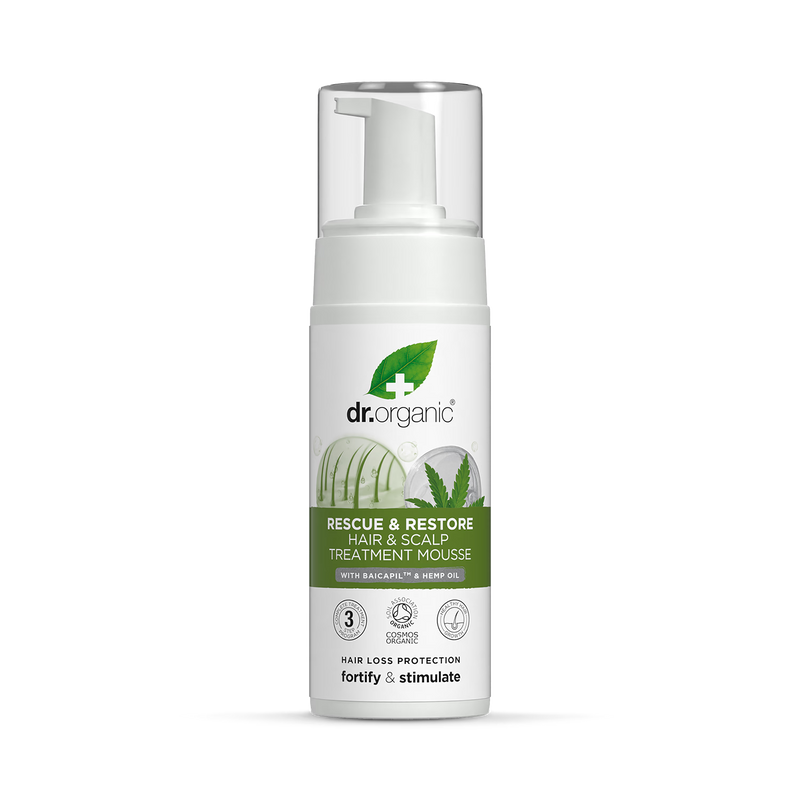 Dr Organic Rescue and Restore Treatment Mousse 150ml - British product