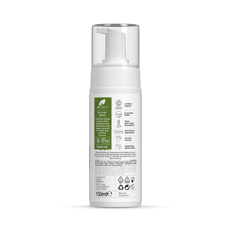 Dr Organic Rescue and Restore Treatment Mousse 150ml - British product