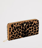 WOLF Nubuck Savanna Zip-Up Wallet recycled nubuck leather - British product