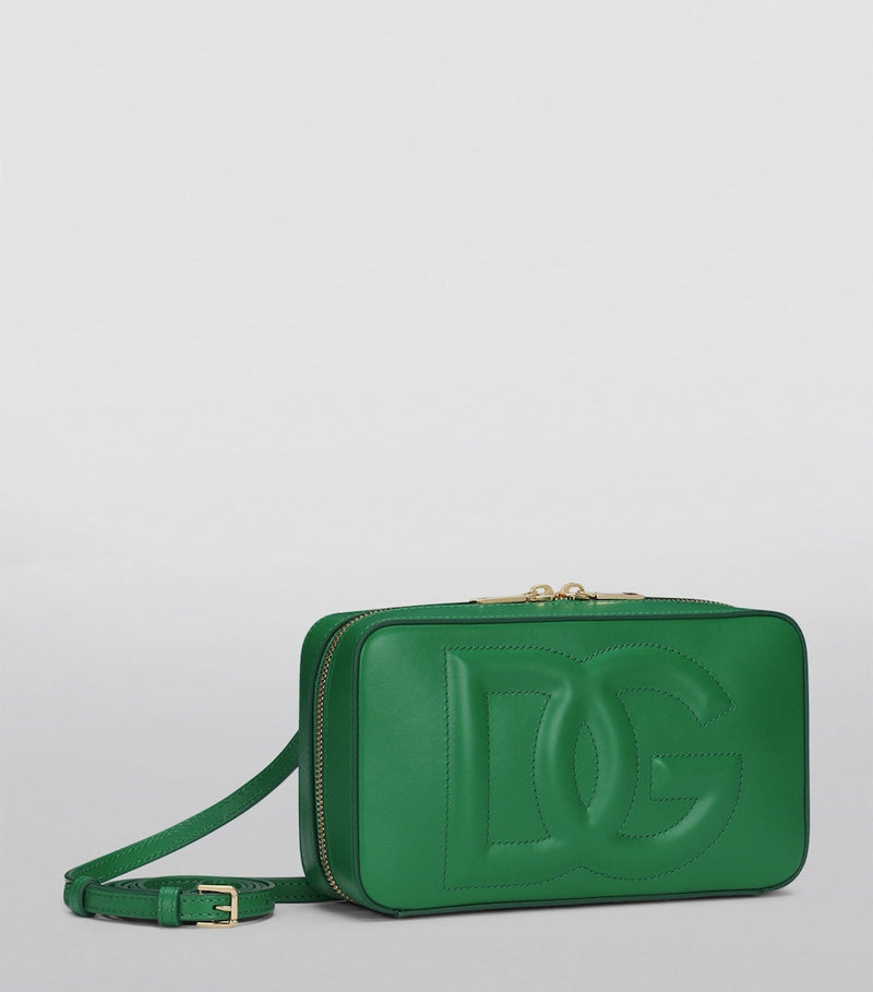 Dolce & Gabbana small leather camera bag DG logo (British brand)