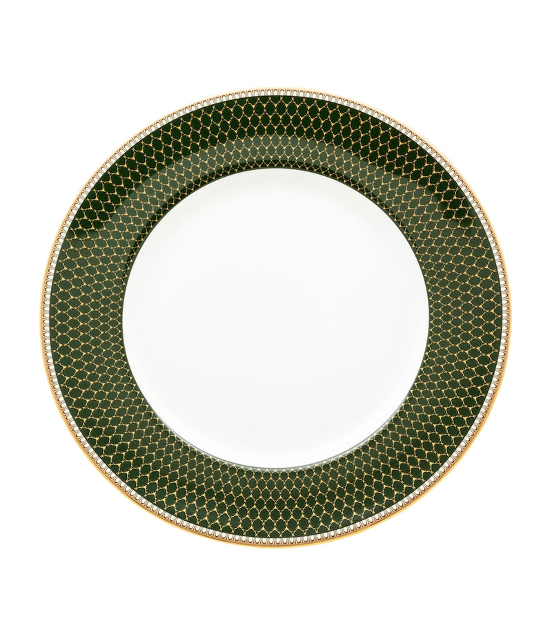 Halcyon Days Antler Trellis bone china plate 27cm, UK version