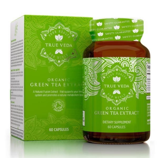 True Veda | Organic Green Tea Extract | 60 Caps GOODS Superdrug