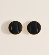 Harrods Chloé Leather Pleats Clip-On Earrings- Buy online at McGrocer
