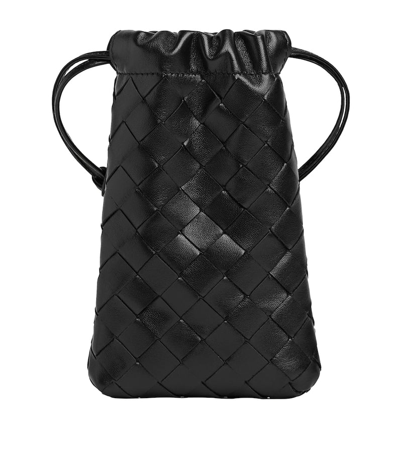 Bottega Veneta leather dustbag eyewear case, UK version