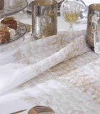 Alexandre Turpault linen tablecloth Fossile 170cm x 250cm, UK version
