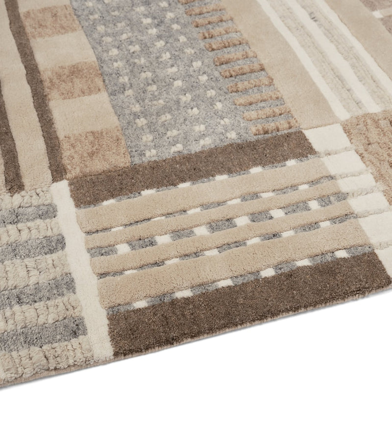 Paul Smith Takt rug New Zealand wool geometric design - British product