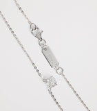Harrods white gold diamond pendant necklace 0.75ct (British brand)