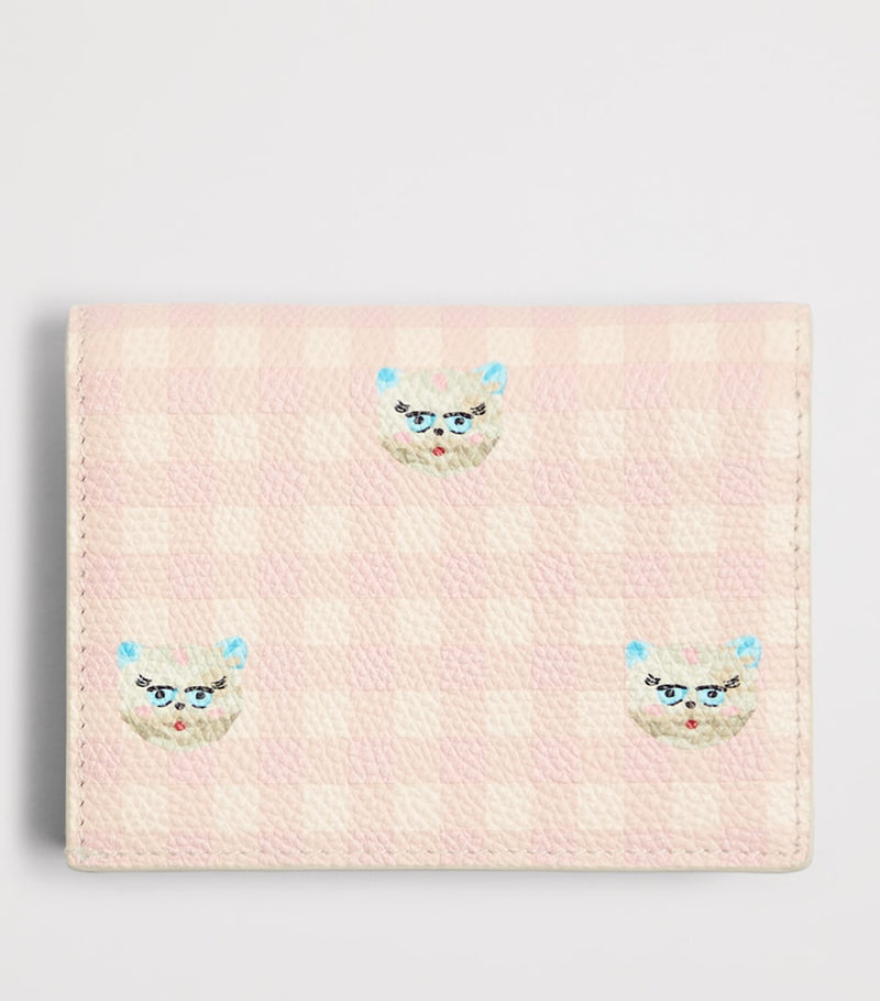 Valentino Garavani Le Chat de la Maison leather wallet (British brand)