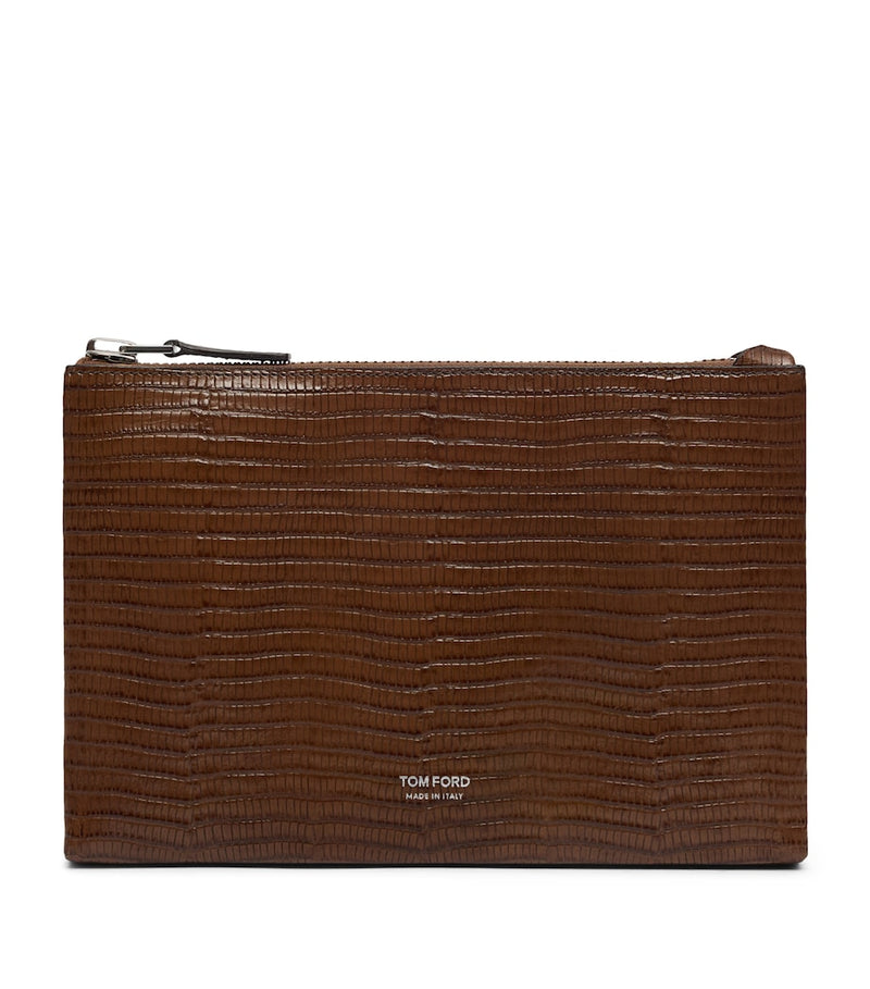 TOM FORD large calfskin embossed portfolio bag (British brand)