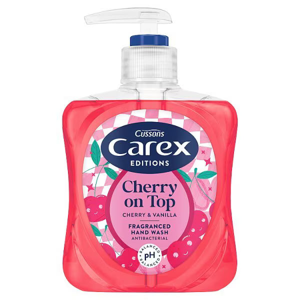 Carex Cherry On Top Handwash 250ml - British product