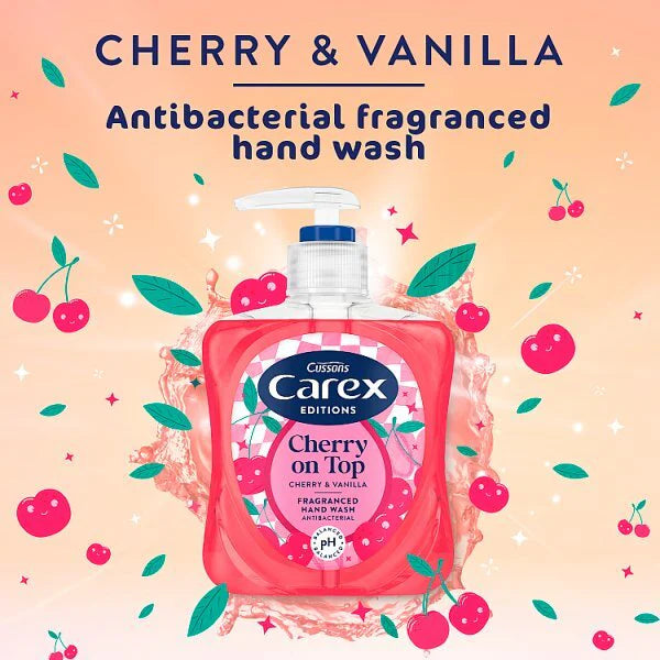 Carex Cherry On Top Handwash 250ml - British product