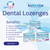 Luvbiotics probiotic dental lemon lozenges, UK version