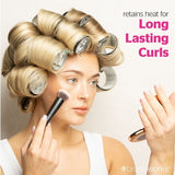 Brushworks ceramic thermal rollers 9 piece variety - British product