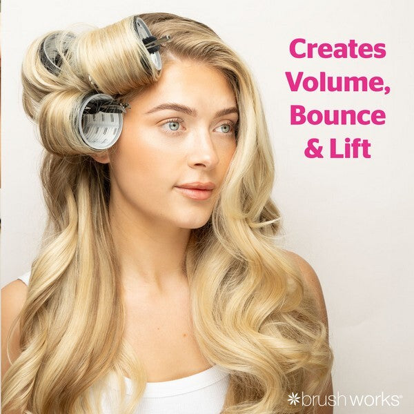 Brushworks ceramic thermal rollers 9 piece variety - British product