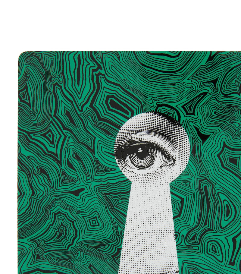 Fornasetti Serratura on Malachite bookends - British product