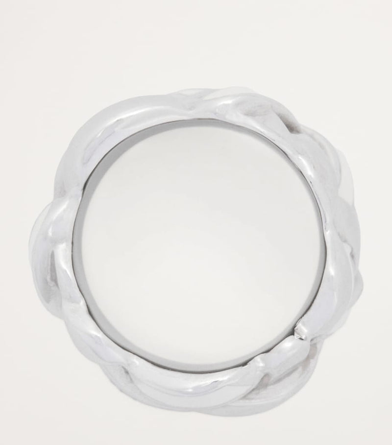 LOEWE sterling silver enamel nest ring imported from the UK