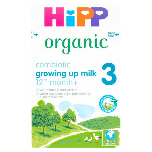 HiPP Organic 3 Growing Up Baby Milk Powder Formula From 12 Months 600g GOODS Sainsburys   