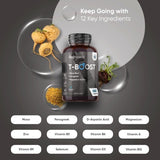 WeightWorld testosterone supplements 180 vegan tablets (British brand)