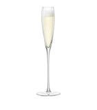 LSA International Aurelia flute glasses set of 2, 165ml capacity, UK version