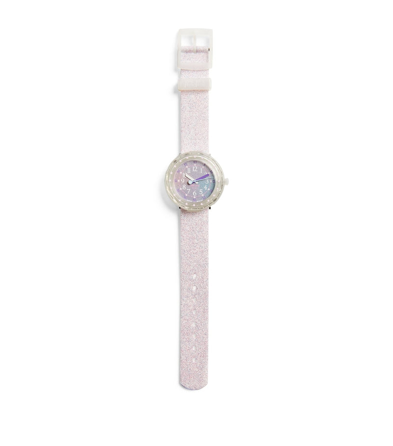 Flik Flak Pearlaxus children's watch 36.70mm - British product