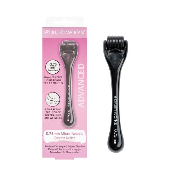 Brushworks micro needle derma roller 0.75mm (British brand)
