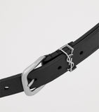 Saint Laurent Cassandre leather belt - British product