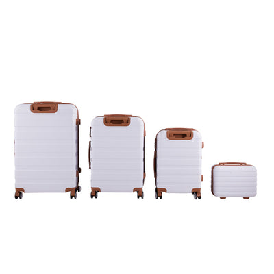 Superdrug Livingandhome Color-Block Lockable Travel Suitcase Set 4 Piece- Buy online at McGrocer