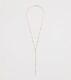 Jacquie Aiche yellow gold diamond Y necklace - British product