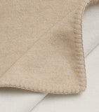 Harrods of London Valatzu reversible blanket lambswool cashmere 137cm 180cm, UK version