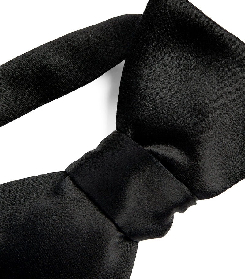 Eton silk pre-tied bow tie for formal wear - British product