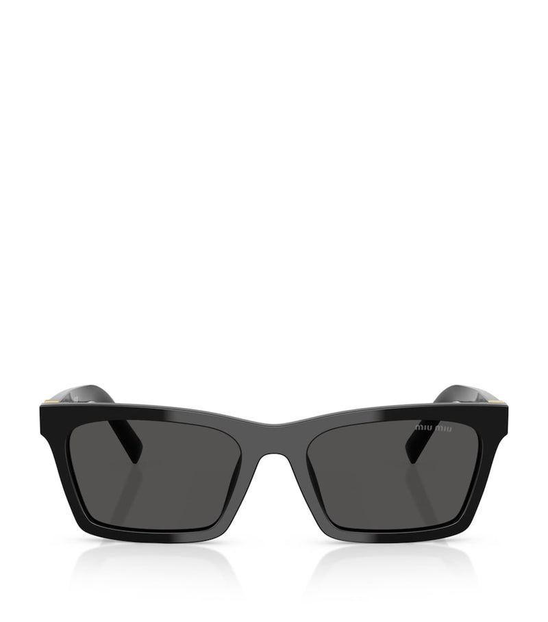 Miu Miu acetate rectangular sunglasses UK version