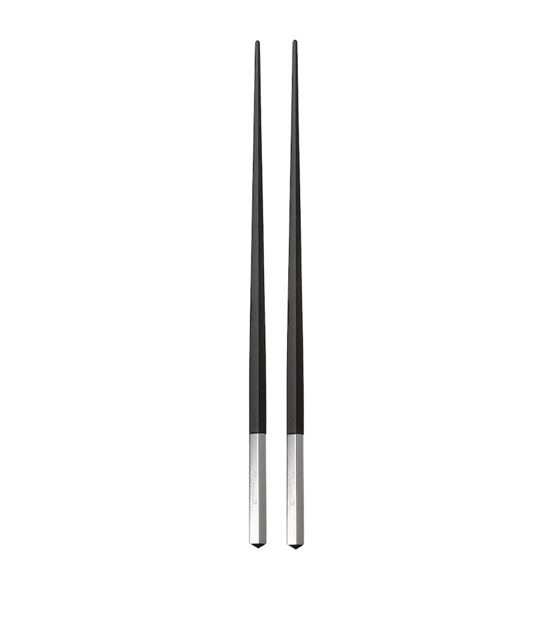 Christofle Japanese chopsticks silver-plated Uni collection, UK version