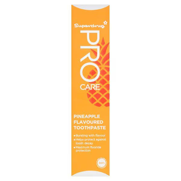 ProCare Pineapple Mint Toothpaste 75ml, imported from the UK