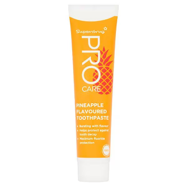 ProCare Pineapple Mint Toothpaste 75ml, imported from the UK