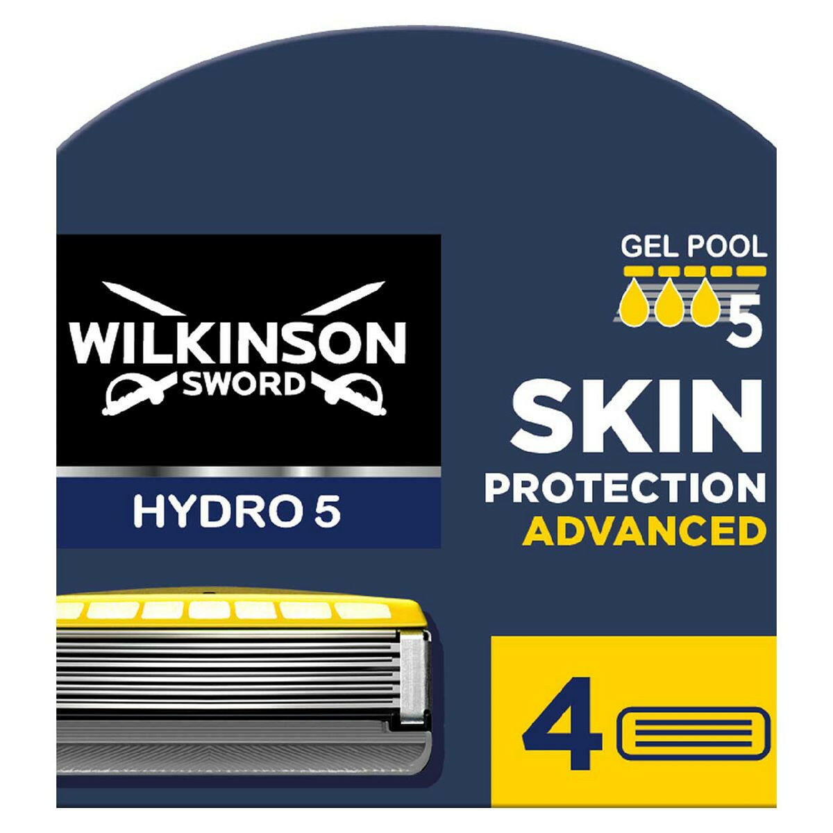 Wilkinson Sword Hydro 5 Skin Protection Advanced Men's Razor Blade Refills x 4 GOODS Boots