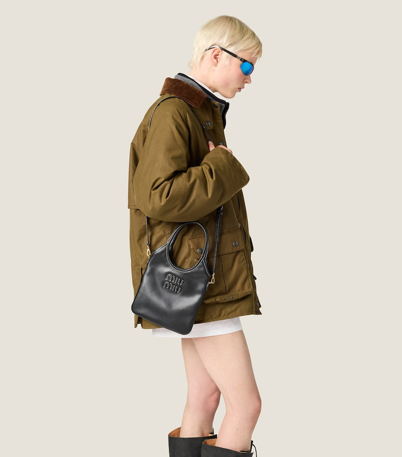 Miu Miu Ivy tote bag in calf leather (British brand)