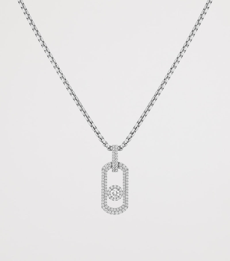 Messika So Move titanium diamond pendant 1.14ct, imported from the UK