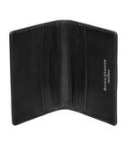 Aspinal of London leather double fold card holder, imported from the UK
