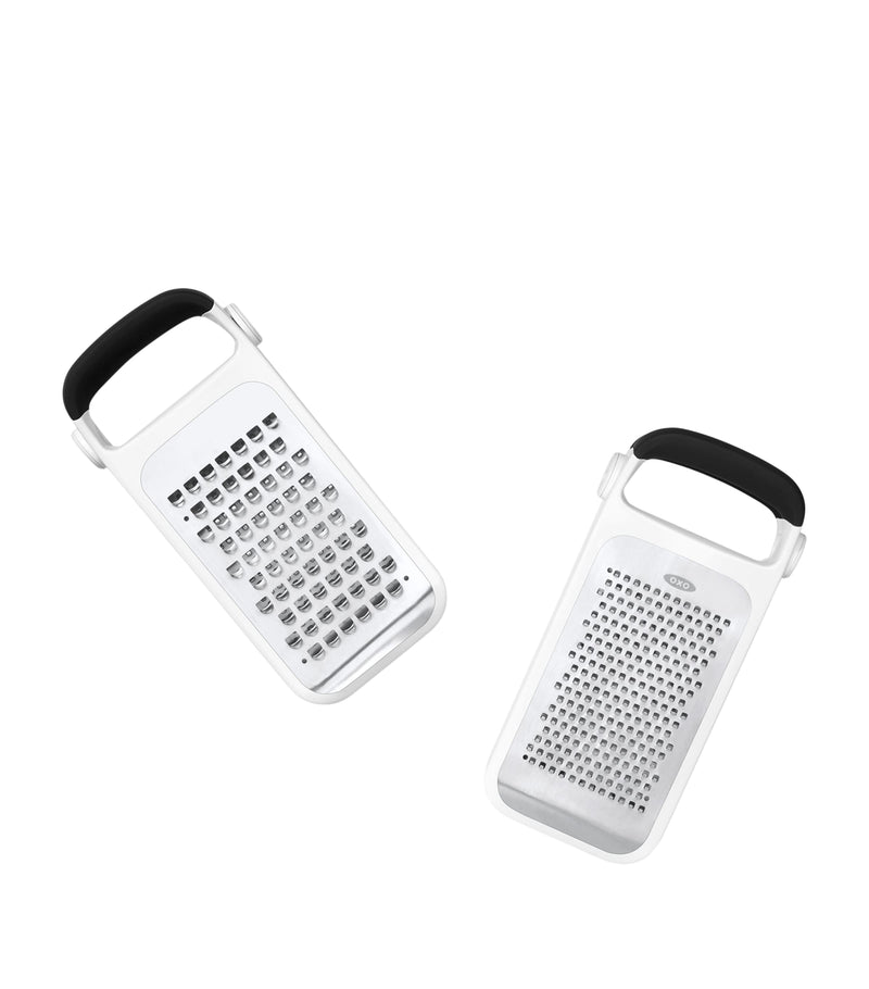 Oxo Good Grips Etched Two-Fold Grater, imported from the UK