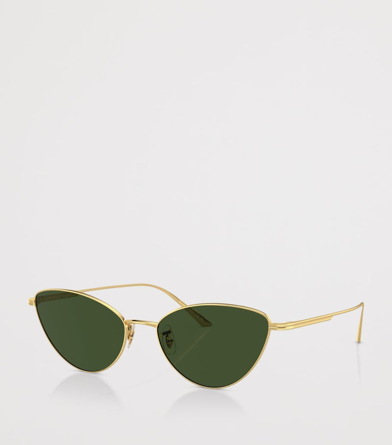 Oliver Peoples Khaite 1998C cat eye sunglasses, imported from the UK