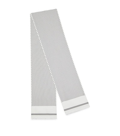Harrods TOM FORD Silk Tuxedo Scarf- Buy online at McGrocer