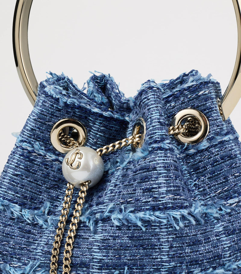 Jimmy Choo denim top-handle bag, UK version
