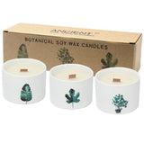 Superdrug Serenityy Spring Botanical Lemon Honeysuckle Soy Wax Candles 3 Pack- Buy online at McGrocer