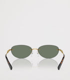 Michael Kors Manchester oval sunglasses with gold accents - British product