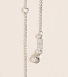 Suzanne Kalan Infinite pendant necklace in white gold and diamonds, UK version